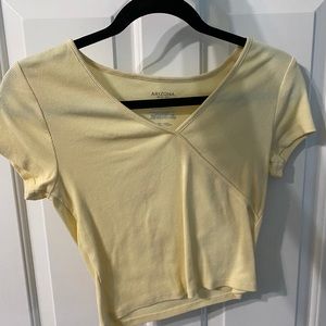Yellow Crop top